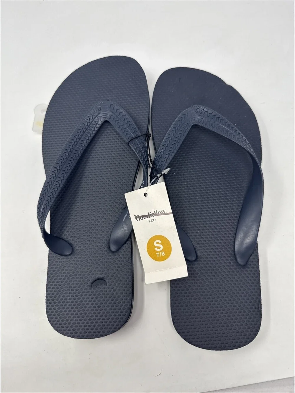 Goodfellow And Company Men’s Blue Flips Flops Size Small 7/8